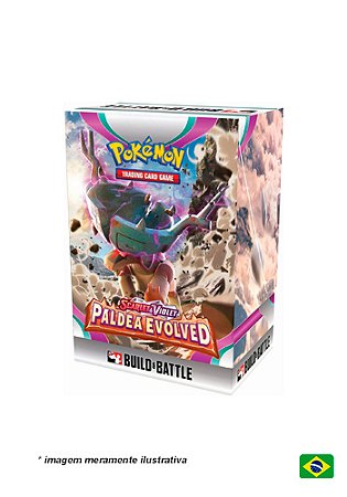 Pokemon Blister Quadruplo Evoluções Em Paldea Jogo de Cartas Copag