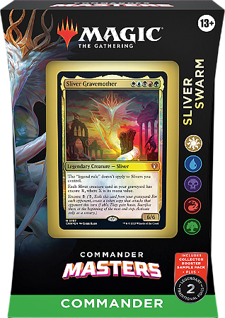Deck de Commander - Commander Masters - Sliver Swarm (WUBRG)
