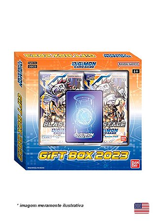 Caixa Colecionável - Gift Box 2023 - Digimon Card Game