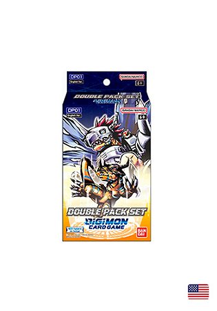Conjunto Double Pack - DP01 - Digimon Card Game