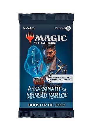 Booster Avulso - Assassinato na Mansão Karlov - Booster de Jogo - Play Booster