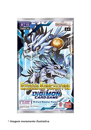Booster Avulso - Digimon Card Game -  BT15 - Exceed Apocalypse
