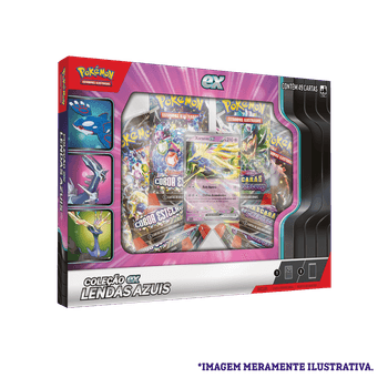 Box Pokémon Coleção Lendas Azuis Xerneas EX