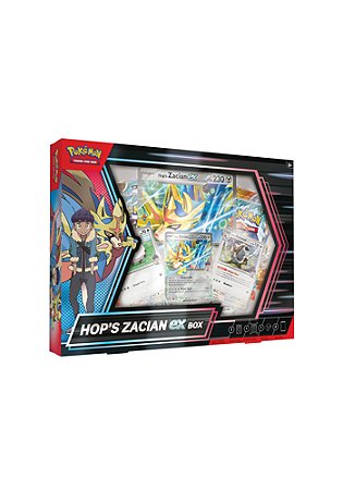 Pokémon TCG: Hop's Zacian ex Box - Inglês