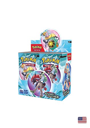 Box Display Pokémon Escarlate e Violeta 9 - Amigos de Jornada - Ingles