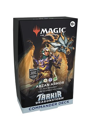 Deck de Commander - Tarkir Dragonstorm - Abzan Armour - (WBG)