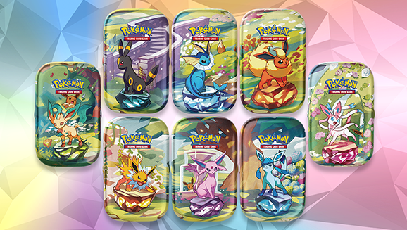 Pokémon Prismatic Evolutions Mini Tin