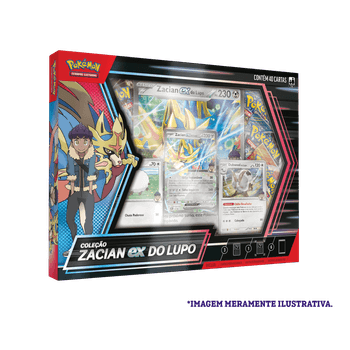 Box Coleção Zacian ex do Lupo