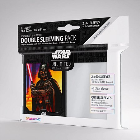 Gamegenic Star Wars Unlimited Art Sleeves Double Sleeving Pack - Darth Vader