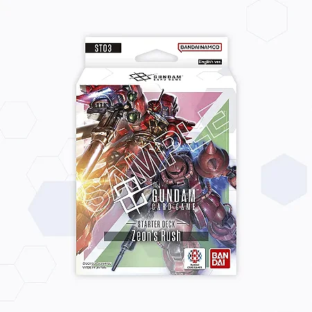 Evento de Lançamento - Gundam Card Game 18/07 - 19h30  - Zeon's Rush [ST03]