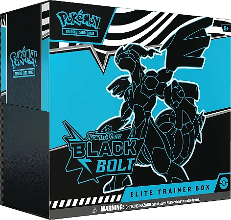 Pokémon TCG: Scarlet & Violet - Black Bolt - Elite Trainer Box - Inglês