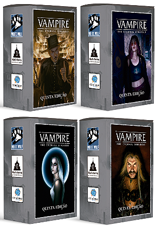 Combo VtES 5ª Edição Sabá (Trilhas de Caim+Cathari+Morte e da Alma+Poder e Voz Interior) PRÉ-VENDA