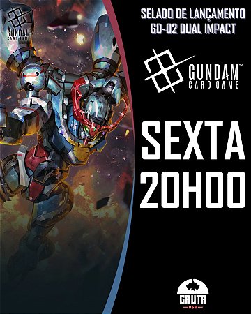 Ingresso - Selado de lançamento Gundam Card Game GD02 - Dual Impact (SEXTA 24/10 - 20h)