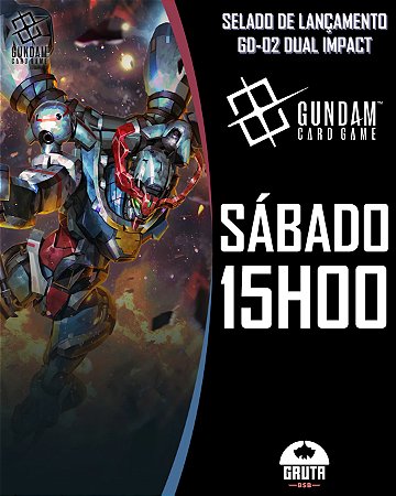 Ingresso - Selado de lançamento Gundam Card Game GD02 - Dual Impact (SÁBADO 25/10 - 15h)
