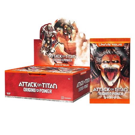 UniVersus - Attack on Titan: Origins of Power Booster Unitário