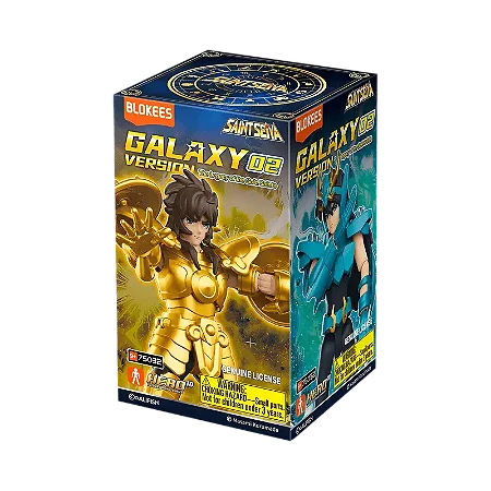 Blokees - Saint Seiya Galaxy Version 02 The Legacy of the Gold Saints - Caixa Surpresa 1 unidade