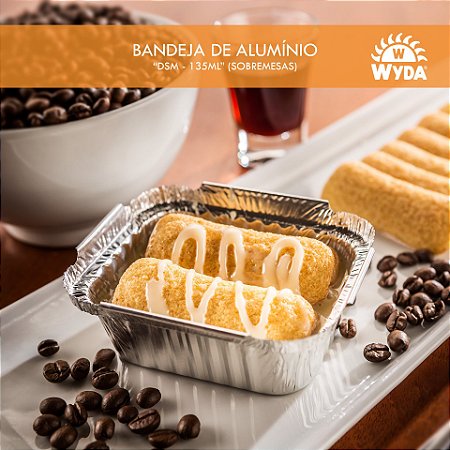 EMBALAGEM ALUMINIO SOBREMESA (WYDA) 135ml (DSM-100) CX C/100un