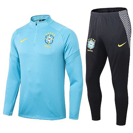 Conjunto Jaqueta e Calça Brasil Nike - Zeus Store