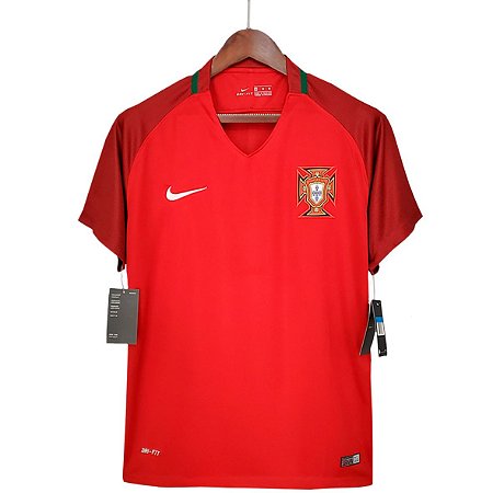 Camisa Retro Portugal 2018 Vermelha Nike - Zeus Store