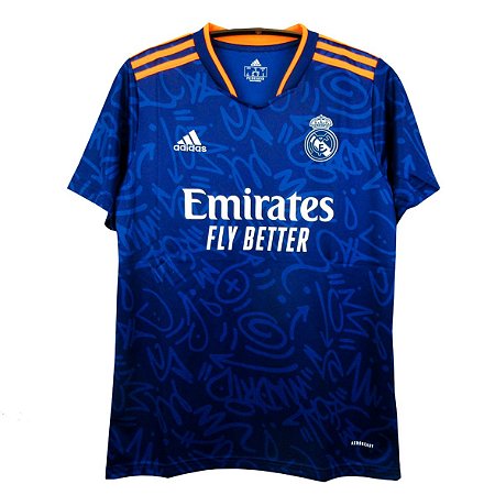 Camisa do Real Madrid Azul 21/22 Adidas - Zeus Store