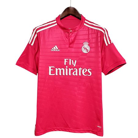 Camisa Real Madrid Rosa CR7 Retro 2014 - Zeus Store