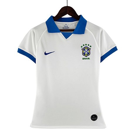Camisa Seleção Brasil Feminina Nike 2019 Branca - Zeus Store