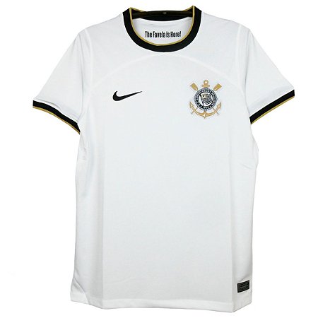 Camisa do Corinthians Branca e Dourada 22/23 Nike - Zeus Store