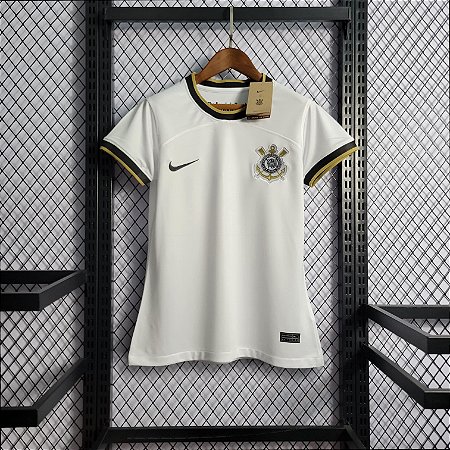 Camisa do Corinthians Branca e Dourada 22/23 Nike - Zeus Store