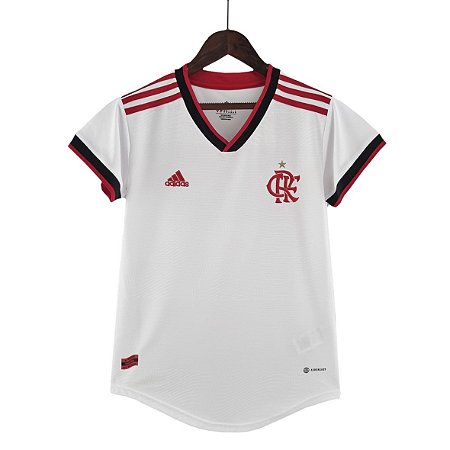 Camisa Feminina Flamengo Branca 22/23 Adidas - Zeus Store
