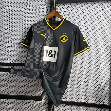 Camisa do Borussia Dortmund Preta 22/23 Puma - Zeus Store
