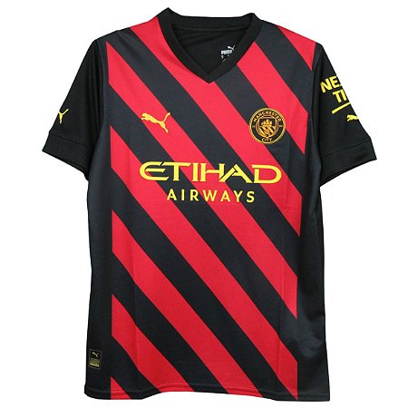 Camisa do Manchester City Preta 22/23 Puma - Zeus Store