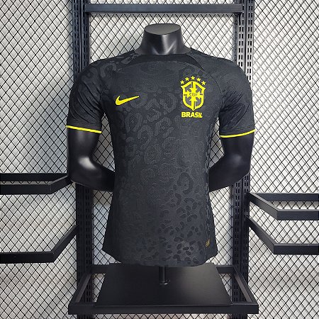 Camisa do Brasil Preta de Goleiro 2022/23 Versão Jogador Nike - Zeus Store