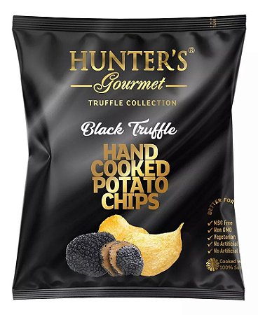 Batatas Fritas Cozidas Hunter's Gourmet - Trufa Negra 25g