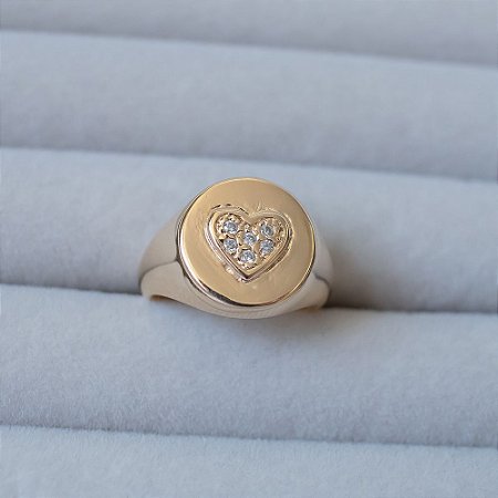 Anel de Dedinho Coração