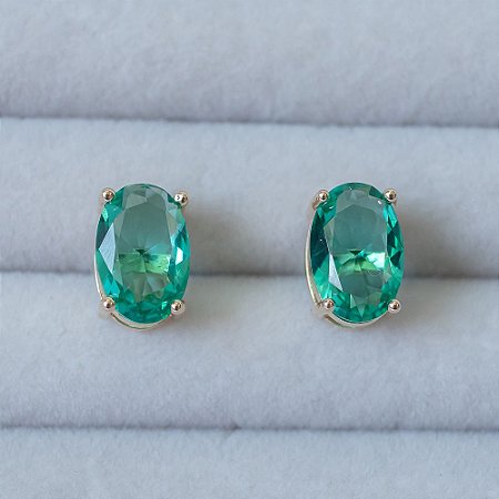 Brinco de Cristal Esmeralda