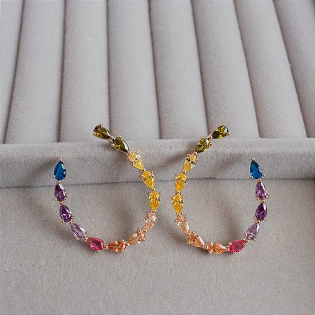 Brinco Rainbow Gota
