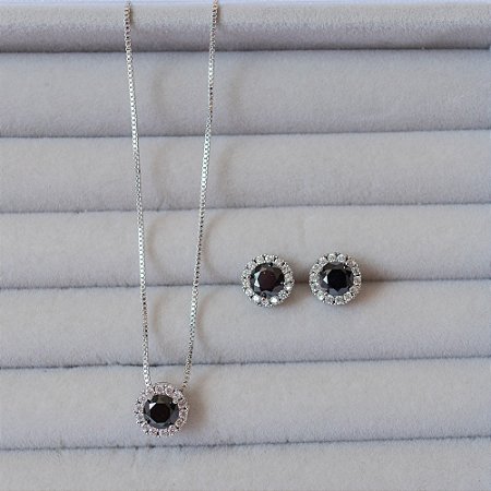 Conjunto Bolinha Black