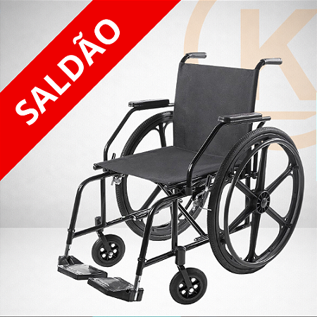 Cadeira De Rodas Simples Pl 001 Pneus Maciços