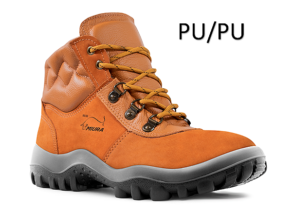Bota Botina Coturno Miura Trabalho Segurança Bico Pvc Epi Ca