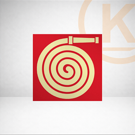 Placa Fotoluminescente E7 Abrigo de Mangueira