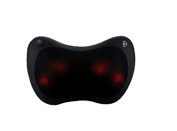 Almofada Massageadora Bivolt Para Pescoço E Lombar Dellamed
