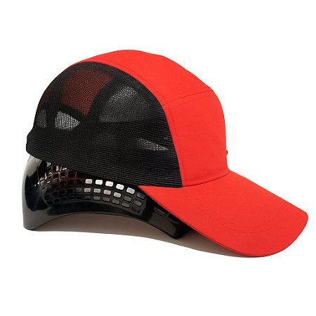 Boné Com Casquete Plástico Segurança Proteção Da Cabeça