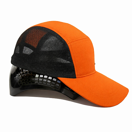 Boné Com Casquete Plástico Seguranca Laranja Profissional