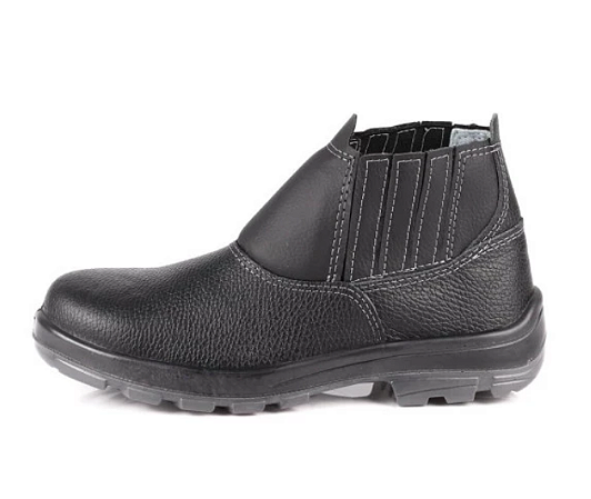 Bota Bracol elástico Couro Fujiwara Bico de Aço