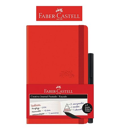 Caderneta Creative Journal Pautado VM 84 fls - Faber Castell