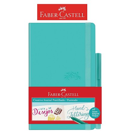 Caderneta Creative Journal Pont. VD 84 fls - Faber Castell