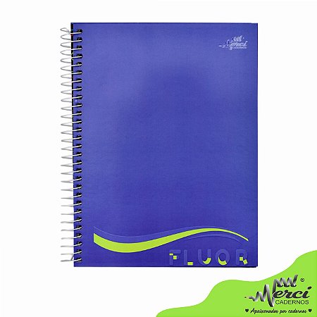 Caderno Esp. Colegial 1 matéria 80 Fls Fluor Merci Capa 01