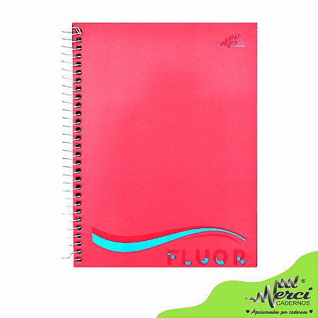 Caderno Esp. Colegial 1 matéria 80 Fls Fluor Merci Capa 05