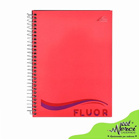 Caderno Esp. Colegial 1 matéria 80 Fls Fluor Merci Capa 06