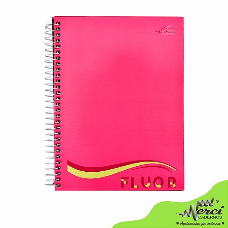 Caderno Esp. Colegial 1 matéria 80 Fls Fluor Merci Capa 07